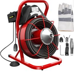DRAIN CLEANING MACHINE 75 ft 