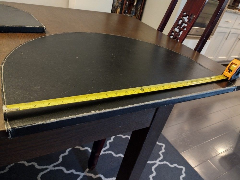 Ikea Steel Leather Bound Desk Pad Protector