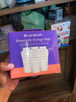 Breastmilk storage bags