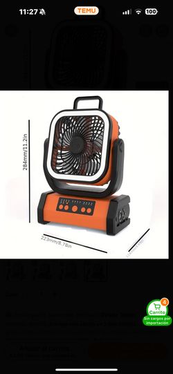 Rechargeable Fan
