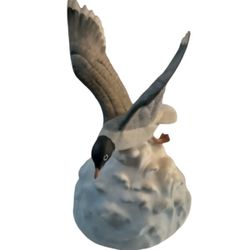 Vintage Porcelain Bisque Musical Figurine 