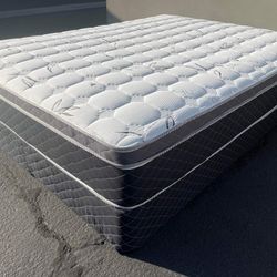 King Bamboo Orthopedic Pillow Top Mattress And Boxspring!