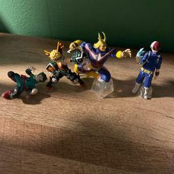 Mini my hero academia figures 