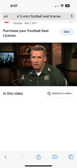 6 Seat Licenses to UNCC Football Football 