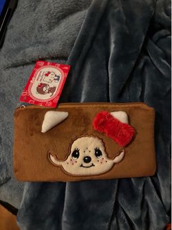 Monchhichi x hello kitty pouch