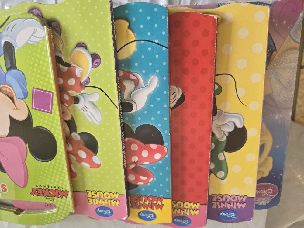 Disney Kids 6 Books Like New Hard Pages Hard Cover