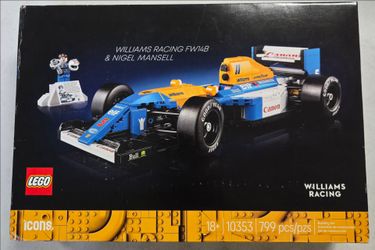 LEGO Icons Williams Racing FW14B & Nigel Mansell F1 Model Car Kit
