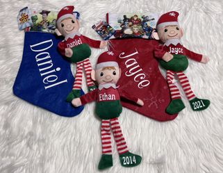 Persinalized Christmas Elves