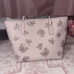  Pink Flutter Coach Bag
