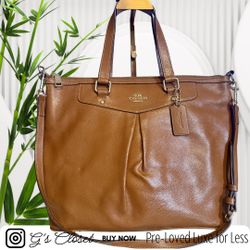 COACH Pleted Crossgrain Tote / Two-way Bag