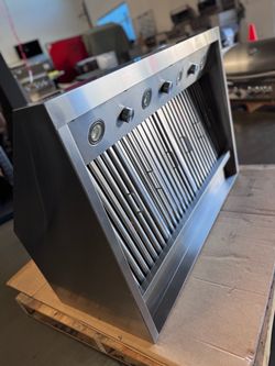 Luxury 42 Inch Stainless Steel Outdoor Kitchen Vent Hood by Summerset