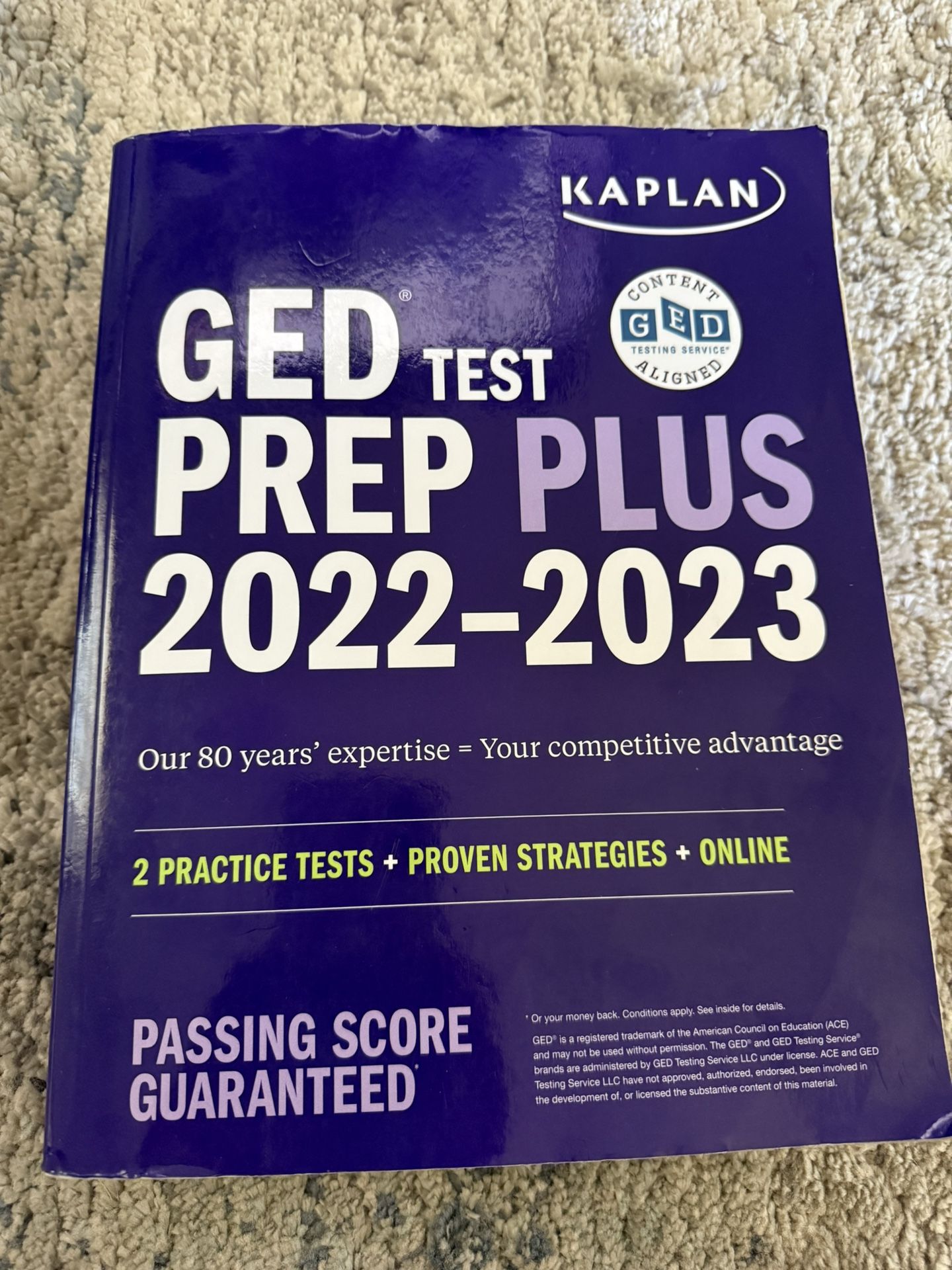 Kaplan GED Prep Book