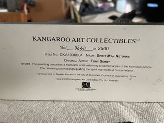 Kangaroo art collectibles