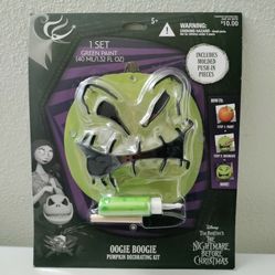 Disney The Nightmare Before Christmas Oogie Boogie Halloween Pumpkin Decorating Kit New