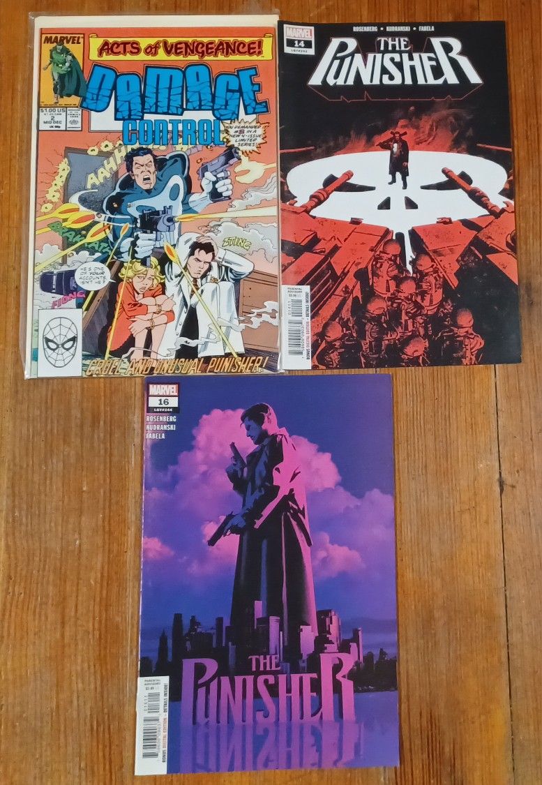 Punisher Comic Book Marvel 14 Act Of Vengence Damage con