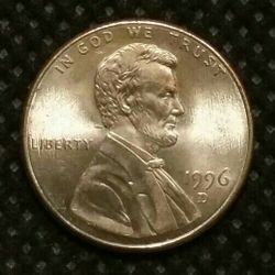 1996-D  Nikel PLANCHET ERROR ( weight 2.49g )