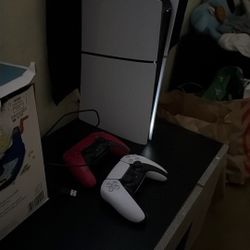 Ps5slime  With 2 Controllers 