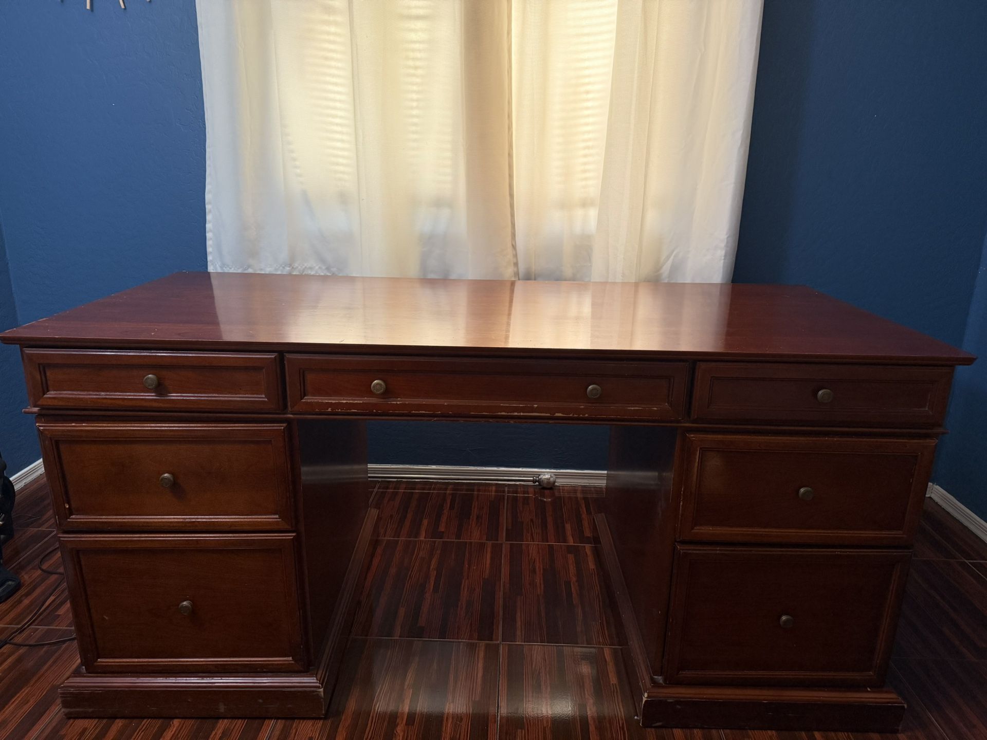 Vintage Bombay Company Wooden Desk