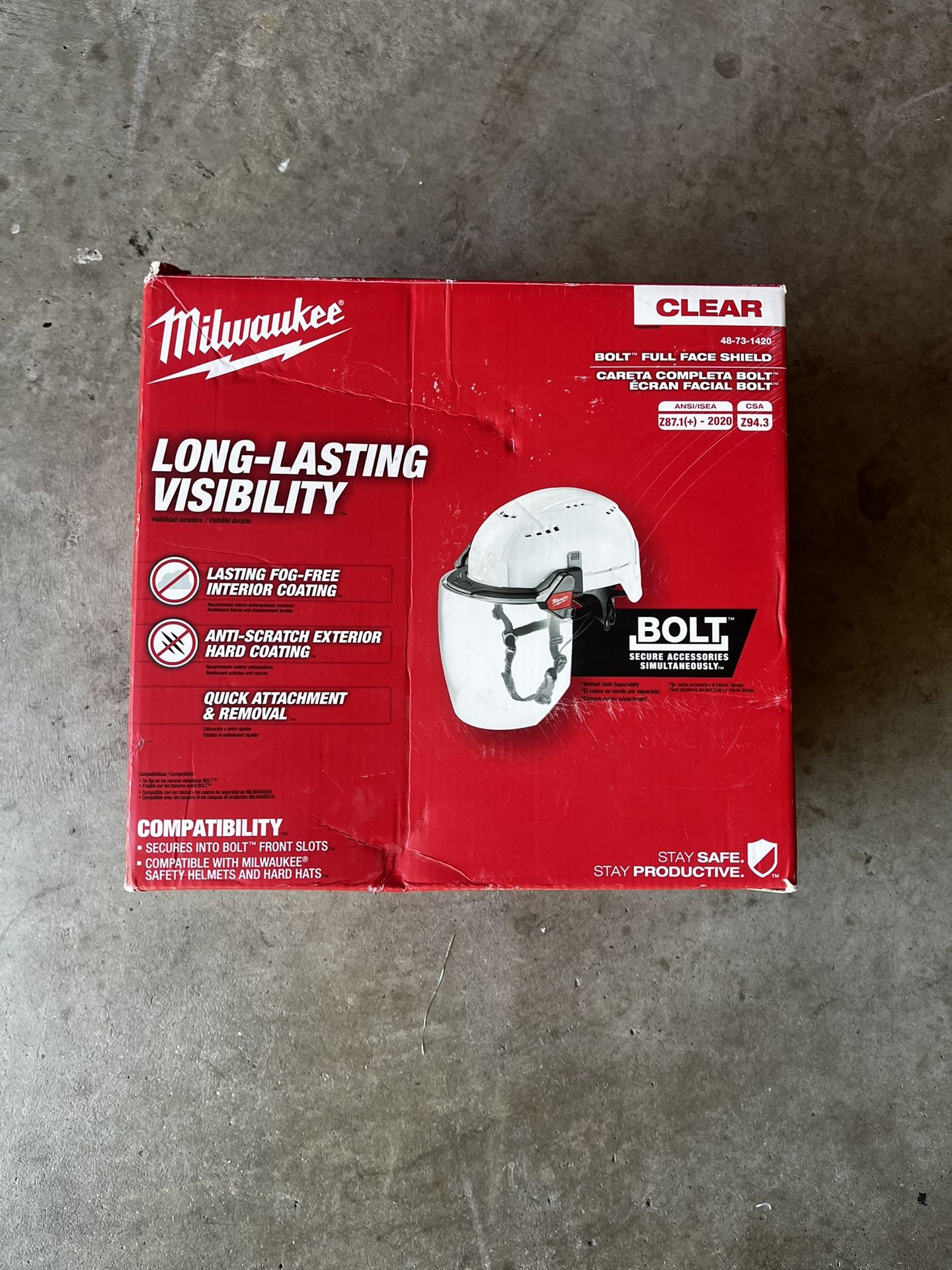 Milwaukee Face Shield - Clear