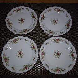 24 Piece Johann Haviland Fine China Set.. Moss Rose. Excellent Condition! All Sales Final.