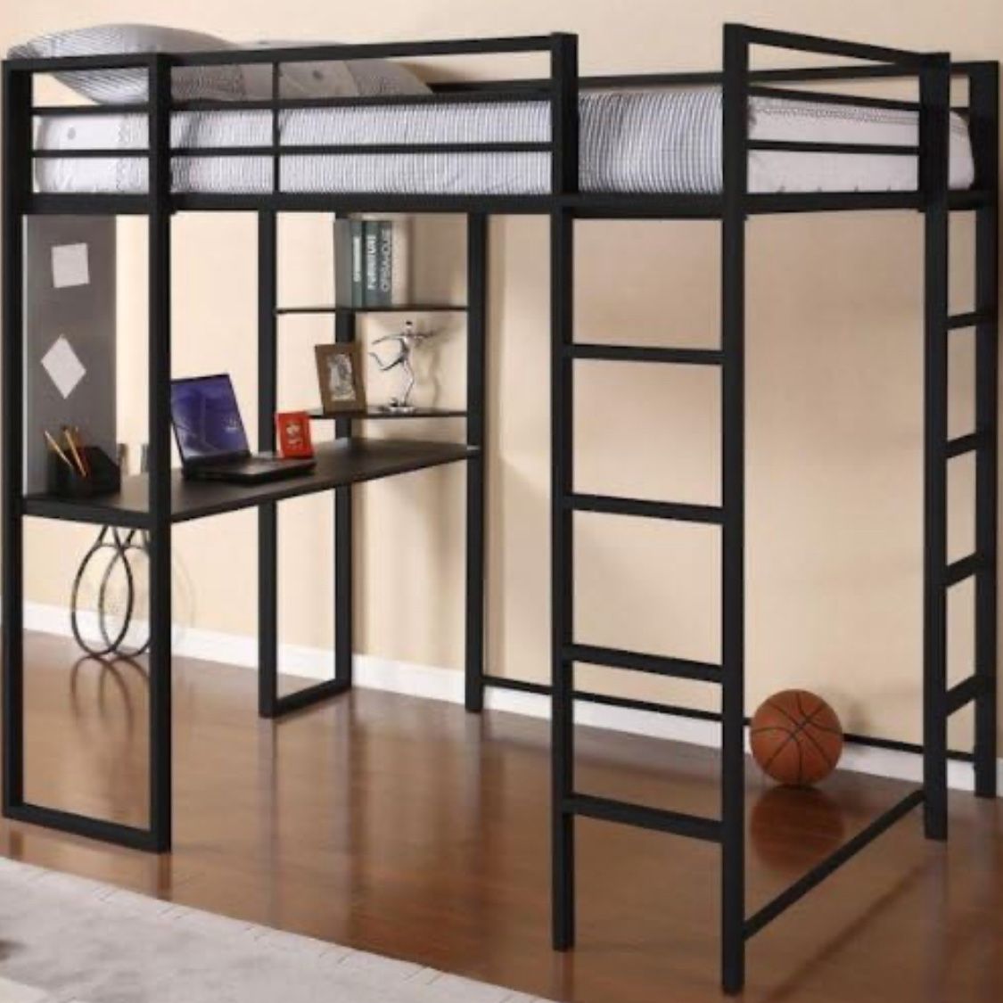 Black Loft Bed