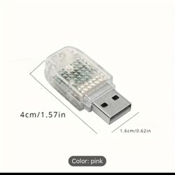 1pc USB LED Lights For Car