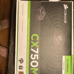Corsair CX750M Power Supply New