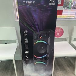 12000 Watt Bluetooth Speaker Built in Laser Lights and Smoke Machine 