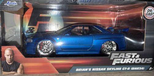 Fast And The Furious BRIAN'S NISSAN SKYLINE GT-R (BNR34)