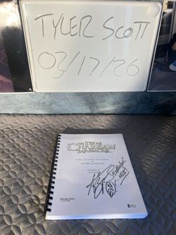 Texas Chainsaw Massacre Autographed Script