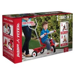 Radio Flyer 2 in 1 Steer and Stroll Trike