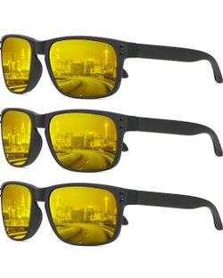 Night Vision Anti-Glare Driving Glasses, NEW