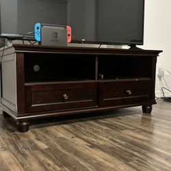 Brown Wood Tv Stand 