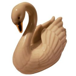 Lenox swan figurine  24K gold Accents 