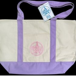Trader Joe's Large Lavender Purple Tote Bag