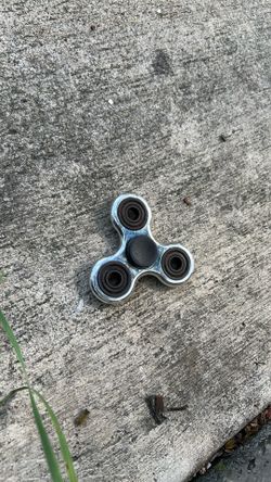 2018 fully silver fidget spinner