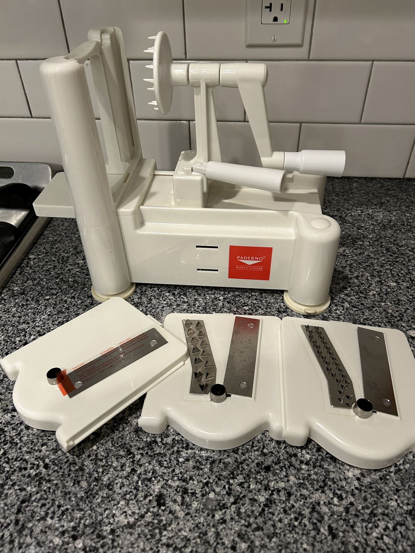 Paderno 3-blade Spiralizer