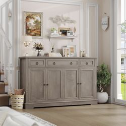 Ash Grey Sideboard Kitchen Cabinet