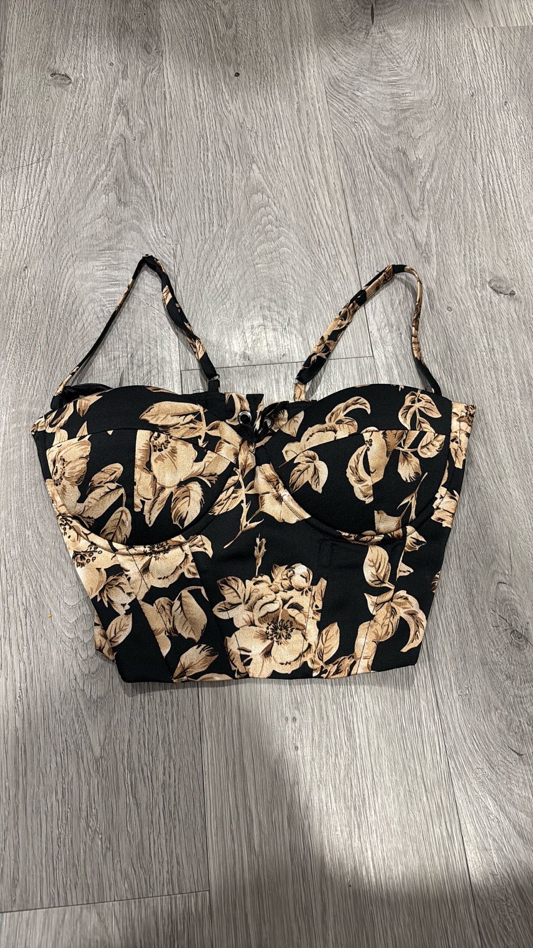 Floral crop top