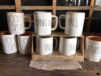 Fall mugs Rae Dunn