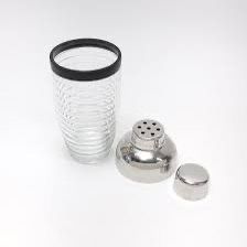 🍸 Used Beehive Cocktail Shaker Glass Martini Mixer Barware Decor