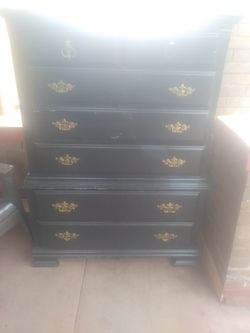 Solid wood Chester drawers $100