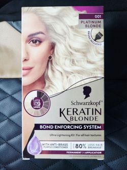 Schwarzkopf Keratin Blonde Platinum Blonde Kit