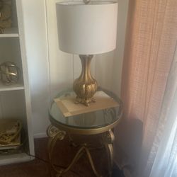 Gold Side Tables Heave Glass