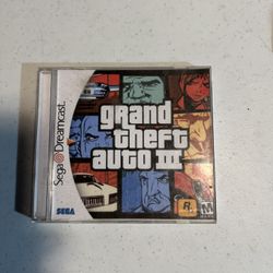 GTA 3 Game Disc Sega Dreamcast Port 