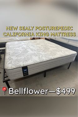 NEW SEALY POSTUREPEDIC CALIFORNIA KING MATTRESS
