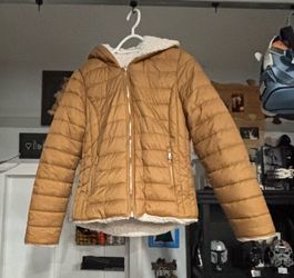 Reversible Puffy Coat With Sherpa Lining (NEW)