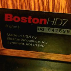 Speakers Boston Acoustic Home Speakers 11x7 Very Loud Not Blown Could Use Reforming Eventually As These Are 40-year-old Vintage Never Abuse Rarely Use