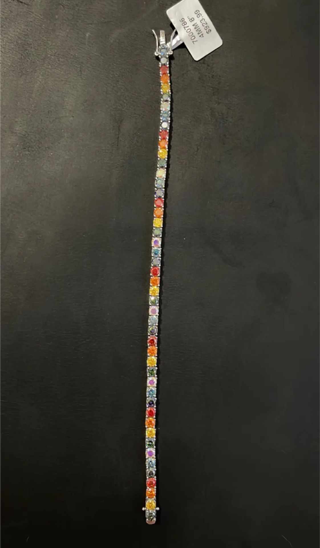 925 silver moissanite tennis bracelet