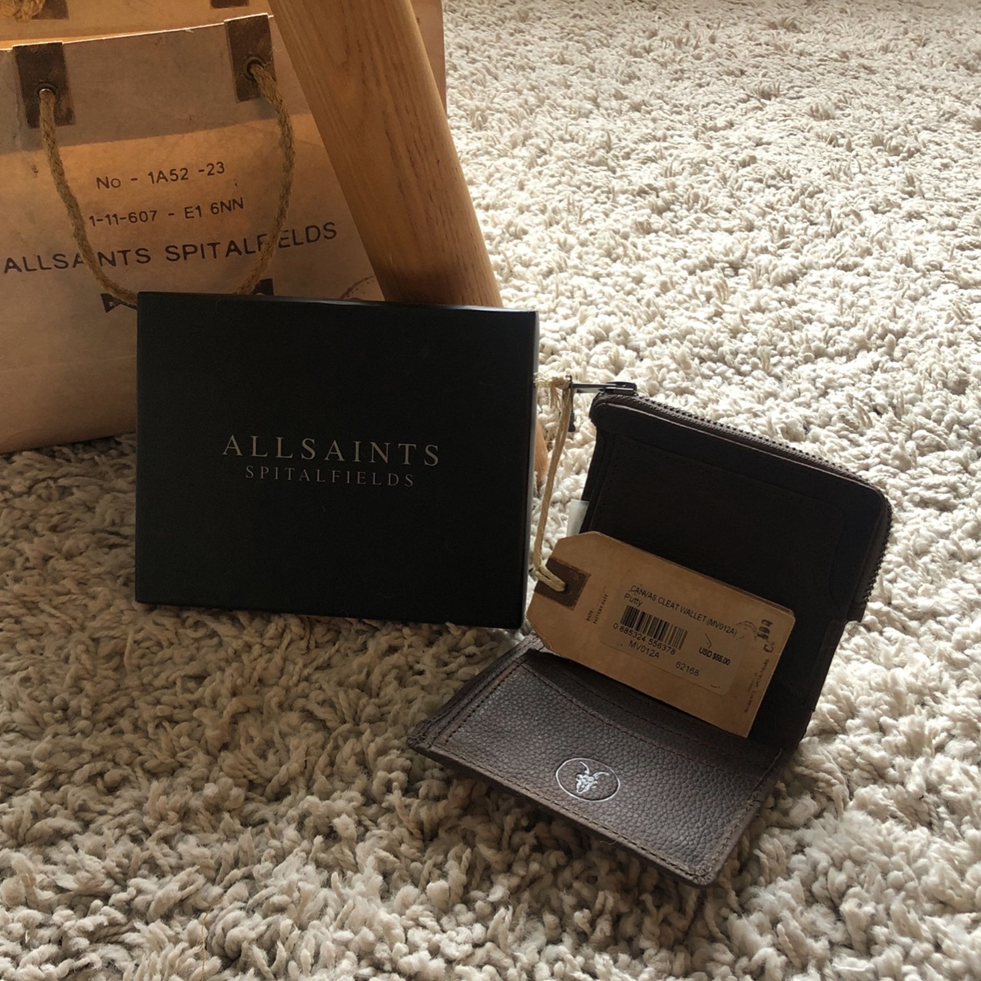 ALL SAINTS Brand New In Box With Tags Wallet
